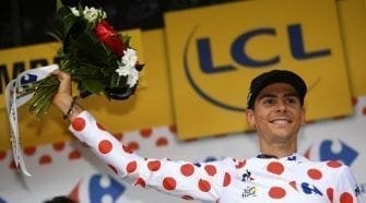 Tour de France Polka Dot Jersey Winner Warren Barguil‬