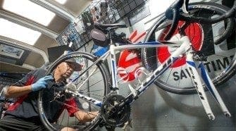 Velofix franchisee Mark Bierotte works the greater Pasadena, Calif. area