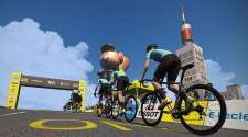 Virtual Tour De France on Zwift