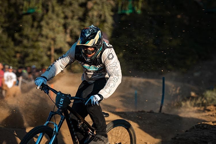 Kyle Strait builds courses he also races. Strait Acres events get the pros involved.