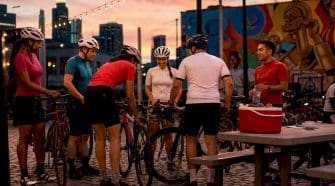 Cycling group assembling for a local ride