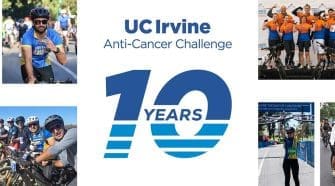 Join the UC Irvine Anti-Cancer Challenge to support innovative cancer research. Celebrate ten years of community impact today.
