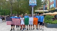 Irish ultra-endurance cyclist Joe Barr sets a Guinness World Record by riding 2,448 miles along Route 66 from Santa Monica to Chicago in 10 days.
